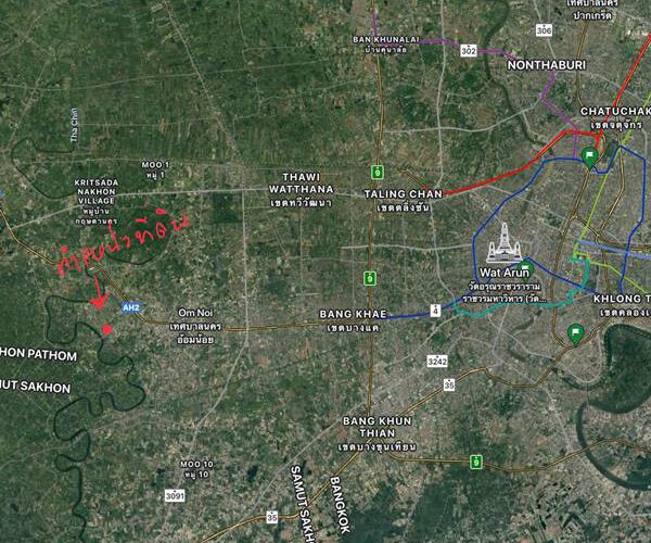 ขายที่ดินโดยเจ้าของ เนื้อที่ 21.5 ไร่ ที่ตั้งติดกับโรงงานไทยแมกเวลล์